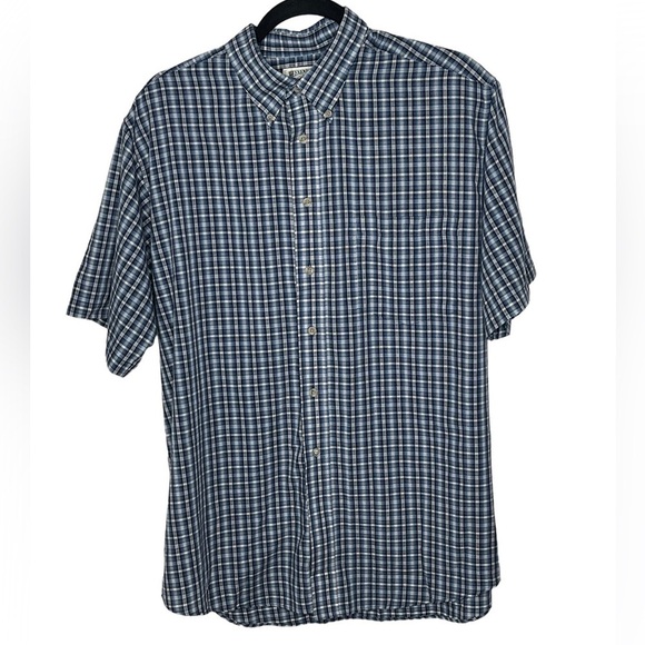 Weekends Only Striped Button Down Shirt Sz Large - Picture 1 of 5